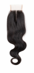TRANSPARENT LACE CLOSURES 100% PREMIUM HUMAN HAIR